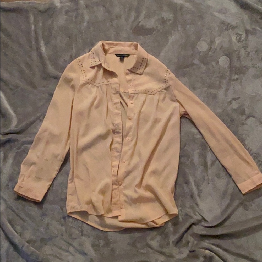 Pink Blouse: American Eagle